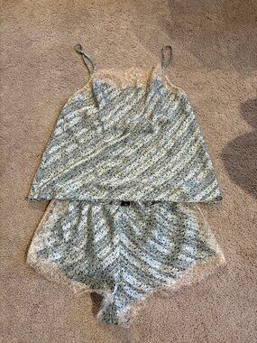 Victoria's Secret Lace Cami Set M